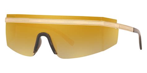 versace ve2208 gold|Versace™ VE2208 Irregular Sunglasses .